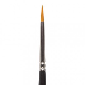 Кисть художественная профессиональная BRAUBERG ART 'CLASSIC', синтетика жесткая, круглая, № 1, короткая ручка