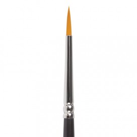 Кисть художественная профессиональная BRAUBERG ART 'CLASSIC', синтетика жесткая, круглая, № 2, короткая ручка