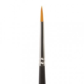 Кисть художественная профессиональная BRAUBERG ART 'CLASSIC', синтетика жесткая, круглая, № 2, длинная ручка