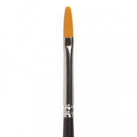 Кисть художественная профессиональная BRAUBERG ART 'CLASSIC', синтетика жесткая, овальная, № 4, длинная ручка