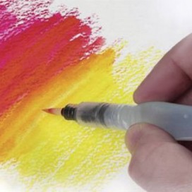 Кисть художественная PENTEL (Япония) 'Aquash Brush', резервуар, блистер, XFRH/1-M