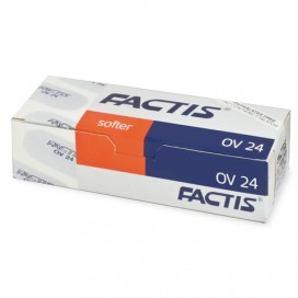 Резинка стирательная FACTIS OV 24 (Испания), овальная, 49х24х9 мм, мягкая, синтетический каучук, CMFOV24
