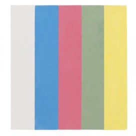Мел цветной ПИФАГОР, набор 5 шт., для рисования на асфальте, квадратный, 221170