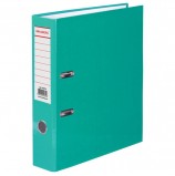 Папка-регистратор BRAUBERG, ламинированная, 80 мм, светло-зеленая, 222070