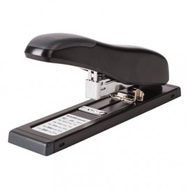 Степлер МОЩНЫЙ №24/6-23/13 ERICH KRAUSE 'Elegance', до 100 листов, с резиновой накладкой, черный, 5410