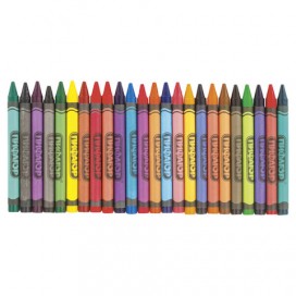 Восковые карандаши ПИФАГОР, 24 цвета, 222964