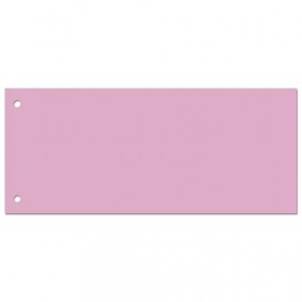 Разделители листов (полосы 230х105 мм) картонные, КОМПЛЕКТ 100 штук, розовые, BRAUBERG, 223974