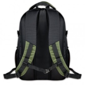 Рюкзак для школы и офиса BRAUBERG 'StreetRacer 2', 30 л, размер 48х34х18 см, ткань, черно-зеленый, 224450