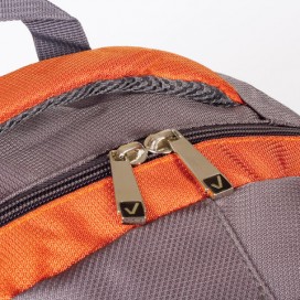 Рюкзак BRAUBERG 'SpeedWay 2', 25 л, размер 46х32х19 см, ткань, серо-оранжевый, 224448