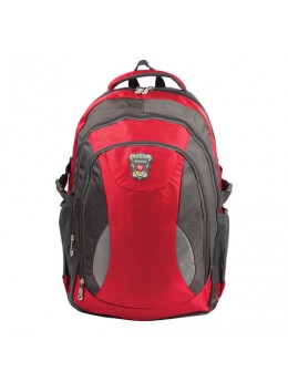 Рюкзак для школы и офиса BRAUBERG 'StreetBall 1', 30 л, размер 48х34х18 см, ткань, серо-красный, 224451