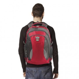 Рюкзак для школы и офиса BRAUBERG 'StreetBall 1', 30 л, размер 48х34х18 см, ткань, серо-красный, 224451