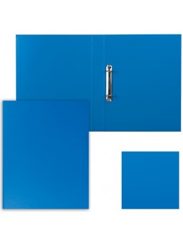 Папка на 2 кольцах ESSELTE 'Standard', 42 мм, картон/ПП, синяя, до 190 листов, 14452