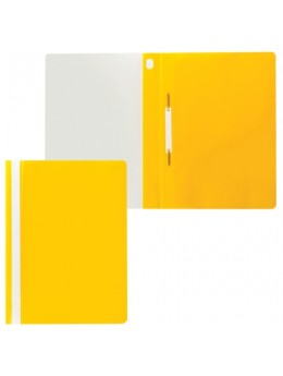 Скоросшиватель пластиковый ERICH KRAUSE 'Economy', А4, 160 мкм, желтый, 46112