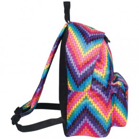 Рюкзак BRAUBERG, универсальный, сити-формат, разноцветный, 'Регги', 20 литров, 41х32х14 см, 225369