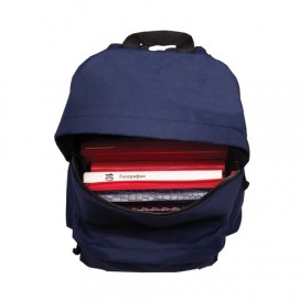 Рюкзак BRAUBERG, универсальный, сити-формат, один тон, синий, 20 литров, 41х32х14 см, 225373