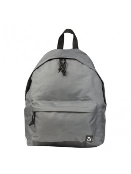 Рюкзак BRAUBERG, универсальный, сити-формат, один тон, серый, 20 литров, 41х32х14 см, 225380