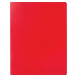 Папка 30 вкладышей STAFF, красная, 0,5 мм, 225698