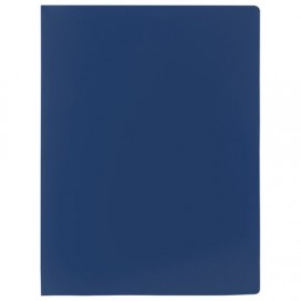 Папка на 2 кольцах STAFF, 21 мм, синяя, до 80 листов, 0,5 мм, 225716