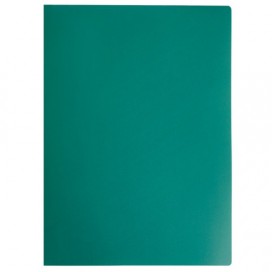 Папка на 4 кольцах STAFF, 25 мм, зеленая, до 120 листов, 0,5 мм, 225727