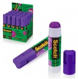 Клей-карандаш SCOTCH, обесцвечивающийся, фиолетовый, 15 г, 6115D20