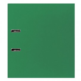 Папка-регистратор STAFF, с покрытием из ПВХ, 50 мм, без уголка, зеленая, 225979