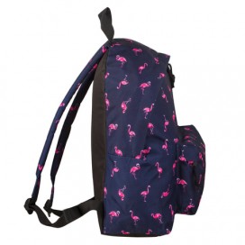 Рюкзак BRAUBERG универсальный, сити-формат, синий, 'Фламинго', 20 литров, 41х32х14 см, 226404
