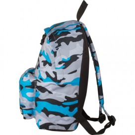 Рюкзак BRAUBERG универсальный, сити-формат, голубой, 'Камуфляж', 20 литров, 41х32х14 см, 226407