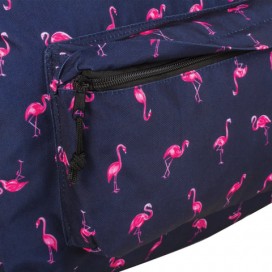 Рюкзак BRAUBERG универсальный, сити-формат, синий, 'Фламинго', 20 литров, 41х32х14 см, 226404