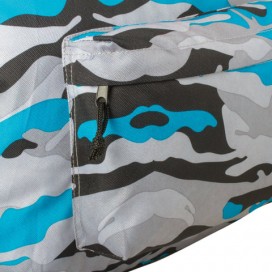 Рюкзак BRAUBERG универсальный, сити-формат, голубой, 'Камуфляж', 20 литров, 41х32х14 см, 226407