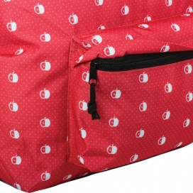 Рюкзак BRAUBERG универсальный, сити-формат, красный, 'Яблоки', 23 литра, 43х34х15 см, 226412