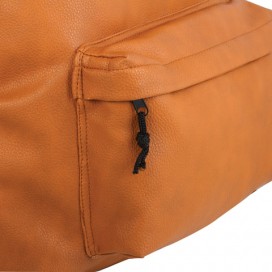 Рюкзак BRAUBERG универсальный, сити-формат, коричневый, кожзам, 'Селебрити', 20 литров, 41х32х14 см, 226424