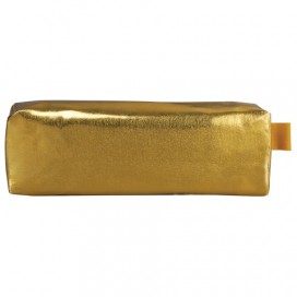 Пенал-косметичка BRAUBERG под искусственную кожу, 'Винтаж', золотой, 20х6х4 см, 226713