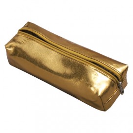 Пенал-косметичка BRAUBERG под искусственную кожу, 'Винтаж', золотой, 20х6х4 см, 226713