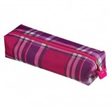 Пенал-косметичка BRAUBERG, полиэстер, 'Шотландия', фиолетовый с розовым, 20х6х4 см, 226723