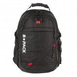 Рюкзак B-PACK 'S-01' (БИ-ПАК) универсальный, с отделением для ноутбука, влагостойкий, черный, 47х32х20 см, 226947
