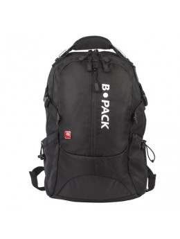 Рюкзак B-PACK 'S-02' (БИ-ПАК) универсальный, с отделением для ноутбука, усиленная ручка, черный, 47х31х16 см, 226948 Рюкзак B-PACK 'S-02' (БИ-ПАК) универсальный, с отделением для ноутбука, усиленная ручка, черный, 47х31х16 см, 226948