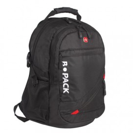 Рюкзак B-PACK 'S-01' (БИ-ПАК) универсальный, с отделением для ноутбука, влагостойкий, черный, 47х32х20 см, 226947