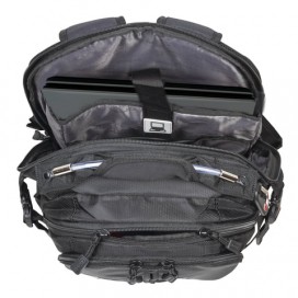Рюкзак B-PACK 'S-02' (БИ-ПАК) универсальный, с отделением для ноутбука, усиленная ручка, черный, 47х31х16 см, 226948