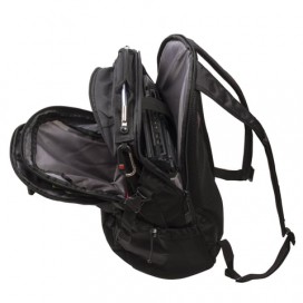 Рюкзак B-PACK 'S-02' (БИ-ПАК) универсальный, с отделением для ноутбука, усиленная ручка, черный, 47х31х16 см, 226948
