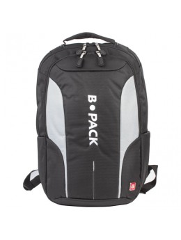 Рюкзак B-PACK 'S-04' (БИ-ПАК) универсальный, с отделением для ноутбука, влагостойкий, черный, 45х29х16 см, 226950