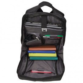 Рюкзак B-PACK 'S-05' (БИ-ПАК) универсальный, с отделением для ноутбука, жесткий корпус, черный, 45х32х18 см, 226952