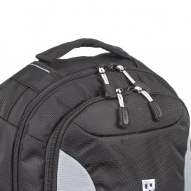 Рюкзак B-PACK 'S-04' (БИ-ПАК) универсальный, с отделением для ноутбука, влагостойкий, черный, 45х29х16 см, 226950