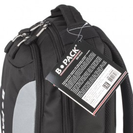Рюкзак B-PACK 'S-04' (БИ-ПАК) универсальный, с отделением для ноутбука, влагостойкий, черный, 45х29х16 см, 226950