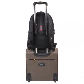 Рюкзак B-PACK 'S-03' (БИ-ПАК) универсальный, с отделением для ноутбука, увеличенный объем, черный, 46х32х26 см, 226949