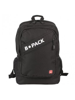 Рюкзак B-PACK 'S-09' (БИ-ПАК) универсальный, с отделением для ноутбука, уплотненная спинка, черный, 44х30х14 см, 226956 Рюкзак B-PACK 'S-09' (БИ-ПАК) универсальный, с отделением для ноутбука, уплотненная спинка, черный, 44х30х14 см, 226956