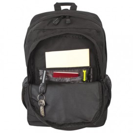 Рюкзак B-PACK 'S-09' (БИ-ПАК) универсальный, с отделением для ноутбука, уплотненная спинка, черный, 44х30х14 см, 226956