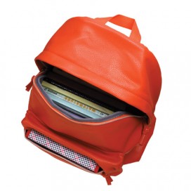 Рюкзак BRAUBERG молодежный, сити-формат, 'Селебрити', искуственная кожа, красный, 41х32х14 см, 227099