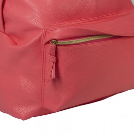 Рюкзак BRAUBERG молодежный, сити-формат, 'Селебрити', искусственная кожа, КОРАЛЛ розовый, 41х32х14 см, 227102