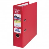 Папка-регистратор ESSELTE 'VIVIDA Plus', А4+, с двухсторонним покрытием из пластика, 80 мм, красная, 81183