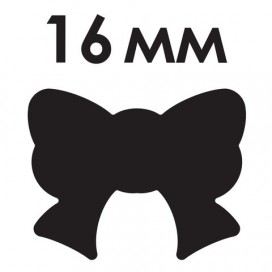 Дырокол фигурный 'Бантик', диаметр вырезной фигуры 16 мм, ОСТРОВ СОКРОВИЩ, 227150